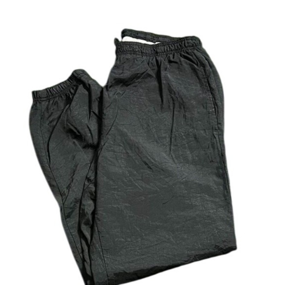 Vintage Adidas Black Small Logo Tonal Track Pants Mens